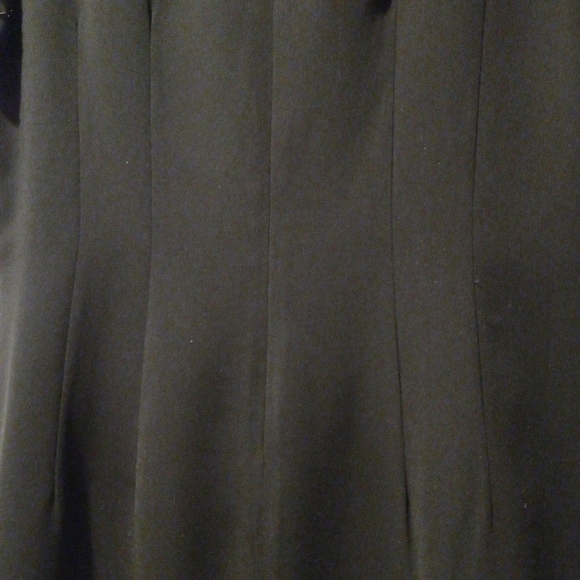 AGB black dress size 10 lacy beeded sleeve - Picture 5 of 16